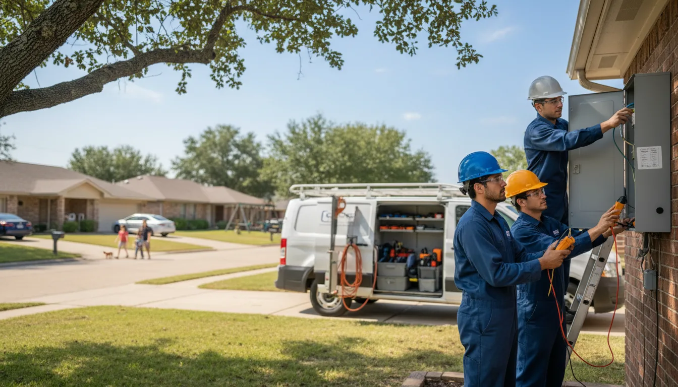 Certified electrician providing emergency electrical services in Fort Dick, CA
